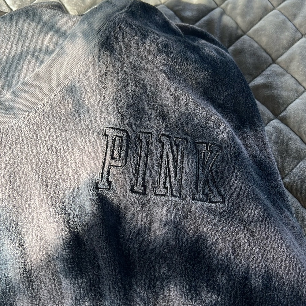 Victoria Secret Pink tie dyed long sleeve sweatshirt